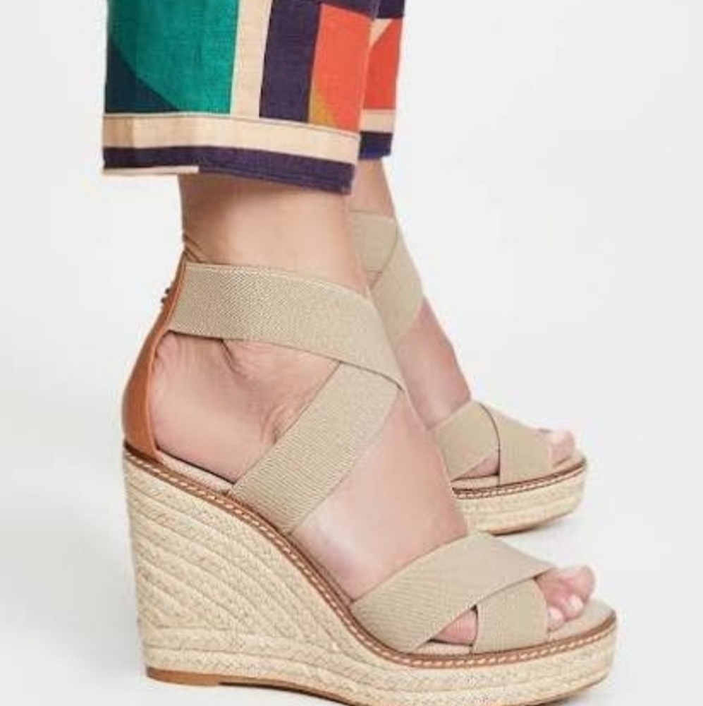 Frieda Strappy Tory Burch wedges